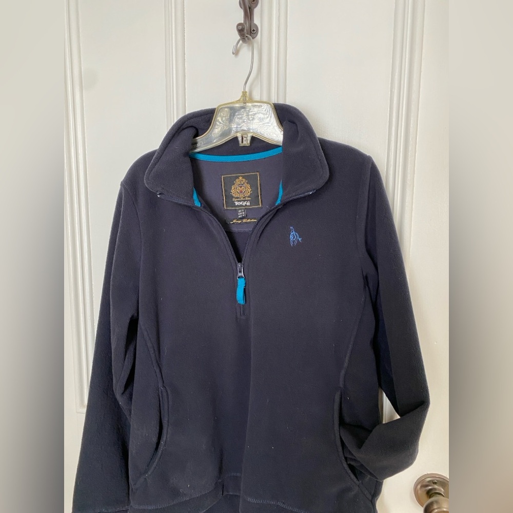 Toggi Women's Navy Blue Half-Zip Jacket